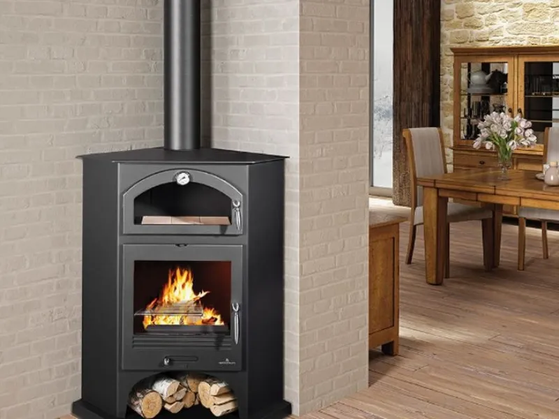 Stufe a legna con forno