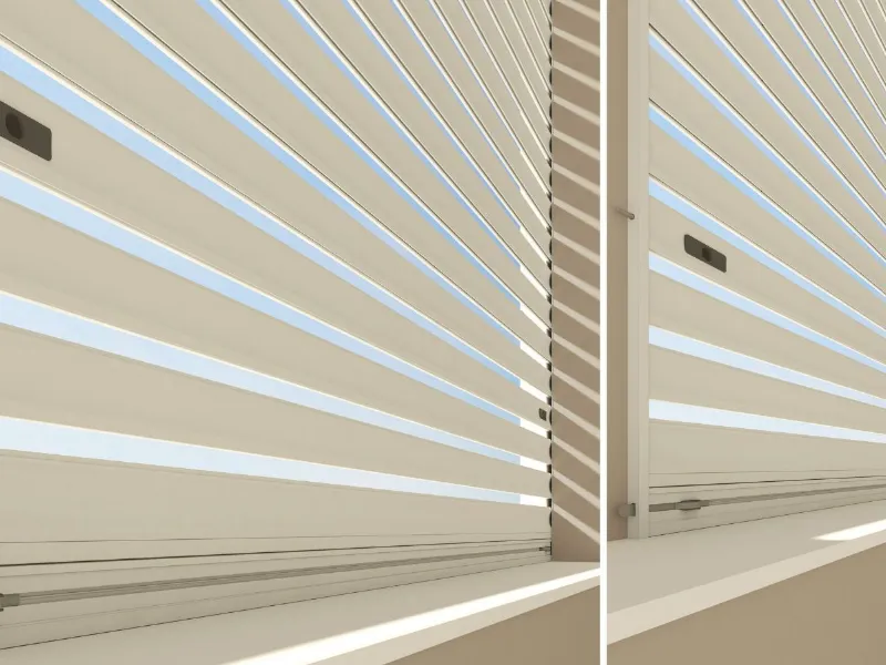 Pinto Double Space CL3: tapparella blindata in alluminio estruso