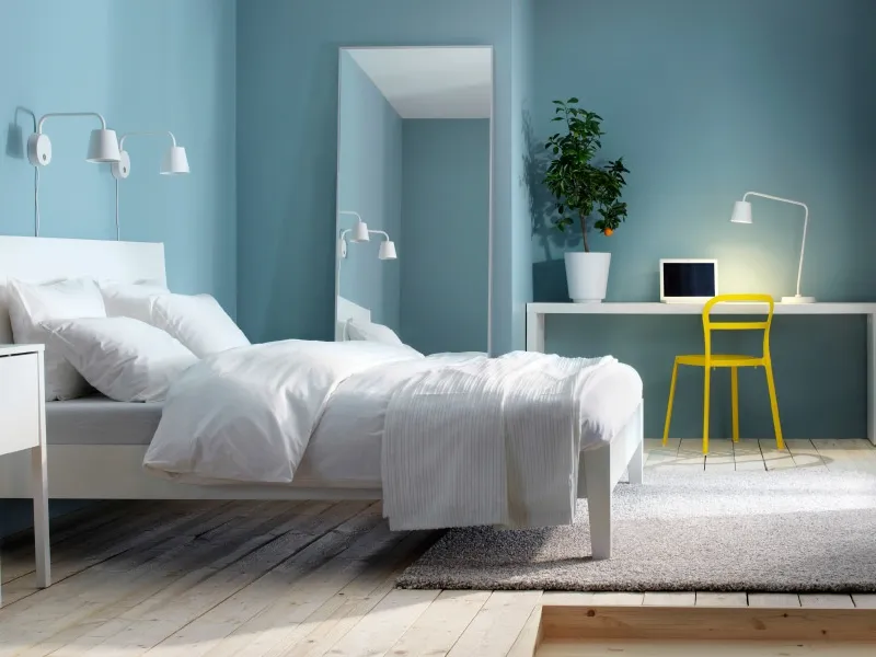 tappeto in camera da letto Ikea