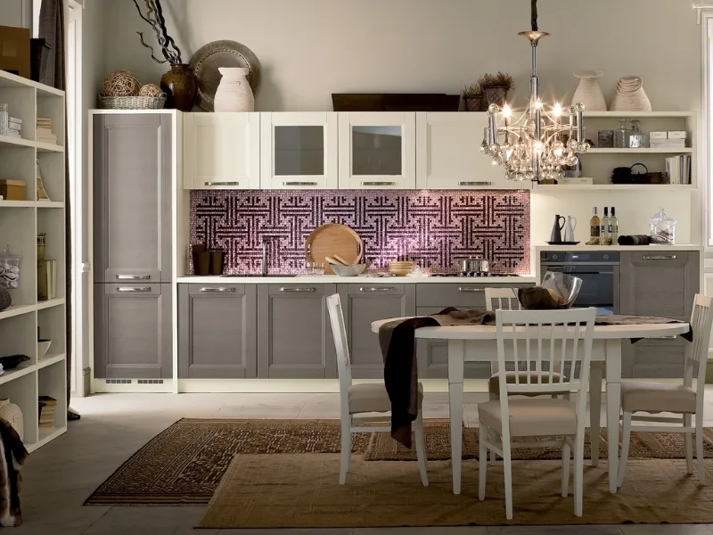Tappeti per atmosfere vintage in cucina