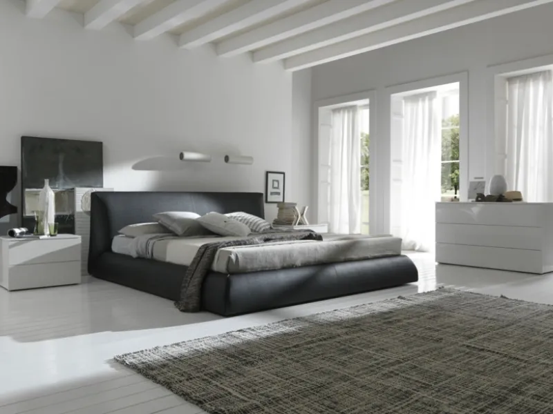 Camera da letto con tappeto