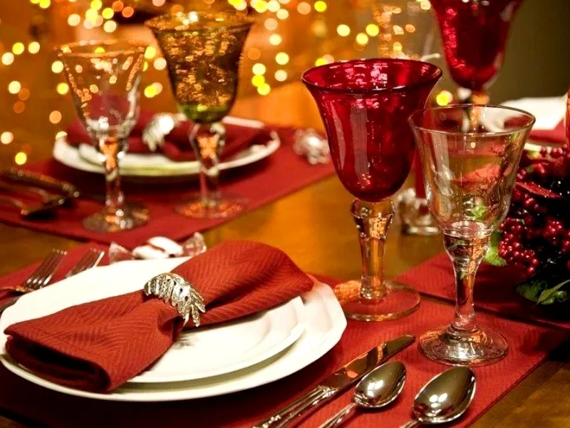Colori per la tavola di capodanno