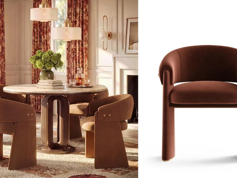 Tavolo Girard e sedia Shelbourne di Mezzo Collection