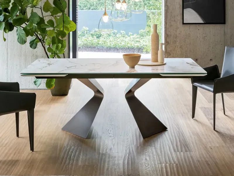 Tavolo allungabile di design Prora di Bonaldo
