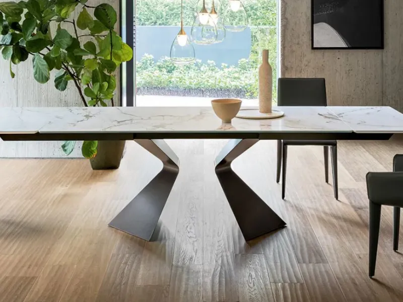 Tavolo allungabile di design Prora di Bonaldo