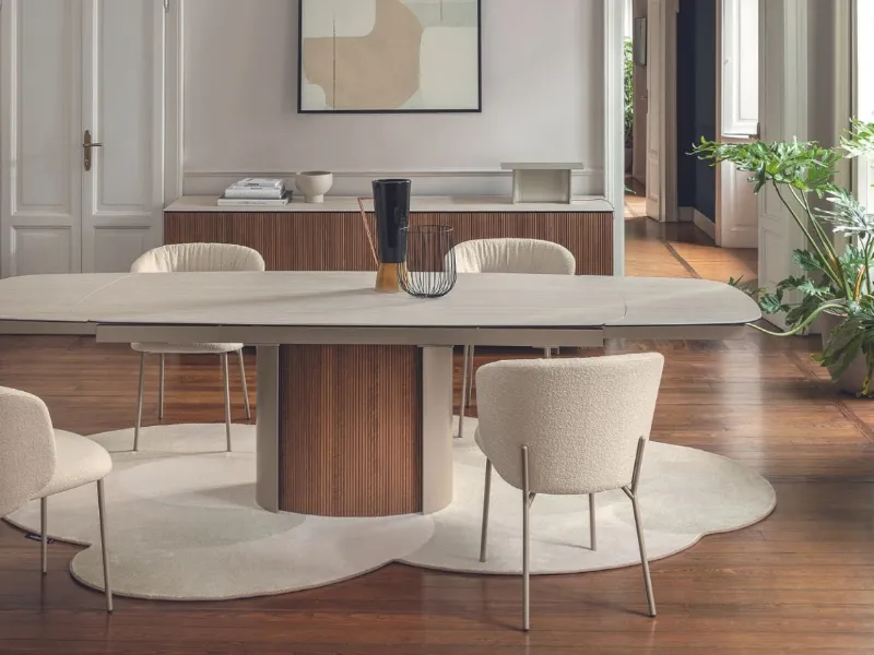 Tavolo allungabile Yoroi di Calligaris