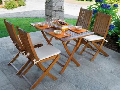 Tavolo in legno di acacia Cordova by Greenwood