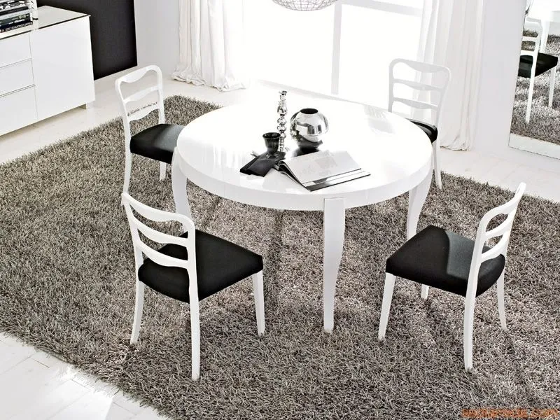 Tavolo rotondo: materiali