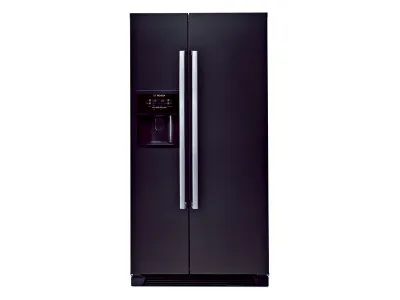 Frigo nero tecnologico