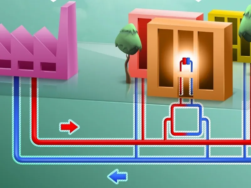 schema teleriscaldamento