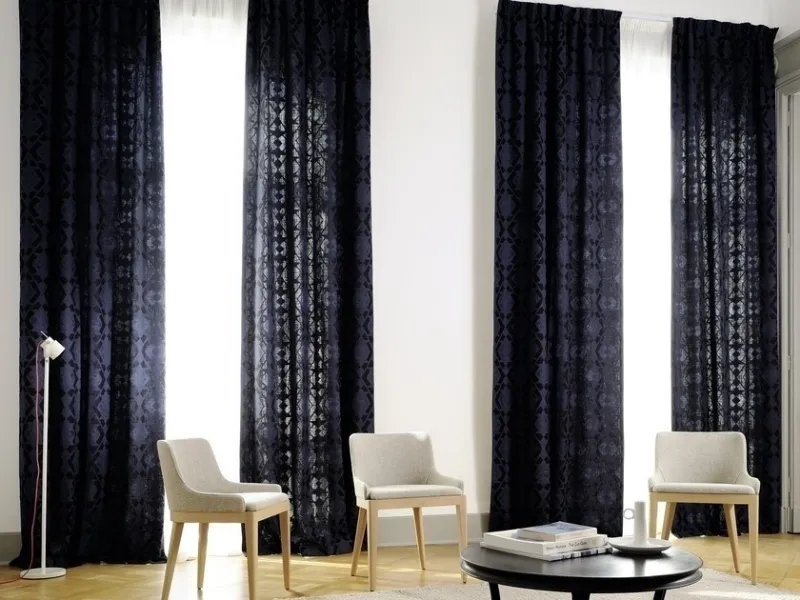 Tende moderne per finestre grandi