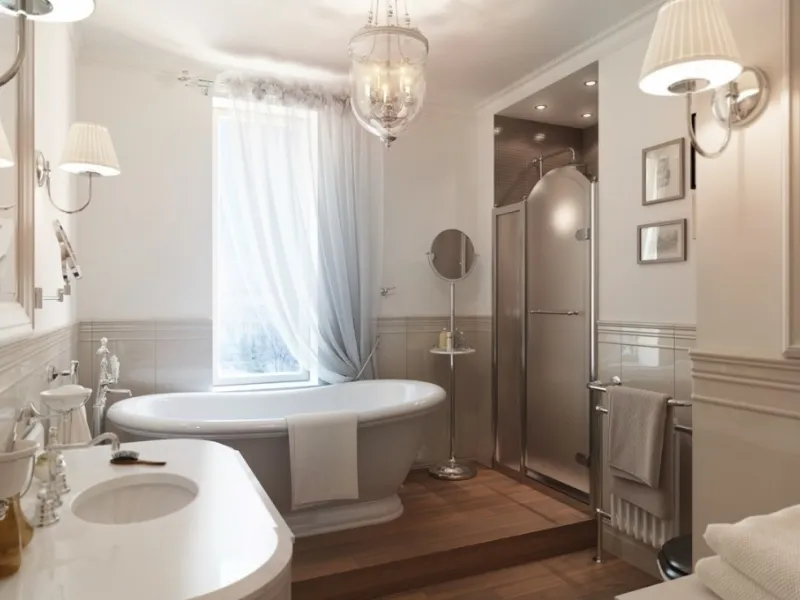Tende per bagno classico