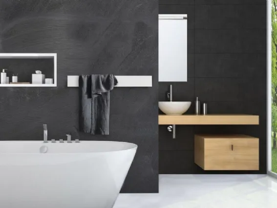 Estetica minimal per il modello Towel Bar di Ridea