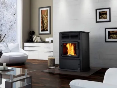 Elegante termostufa a pellet
