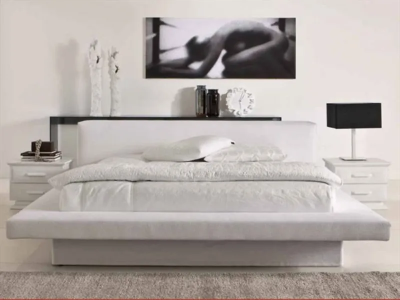 Letto testiera imbottita