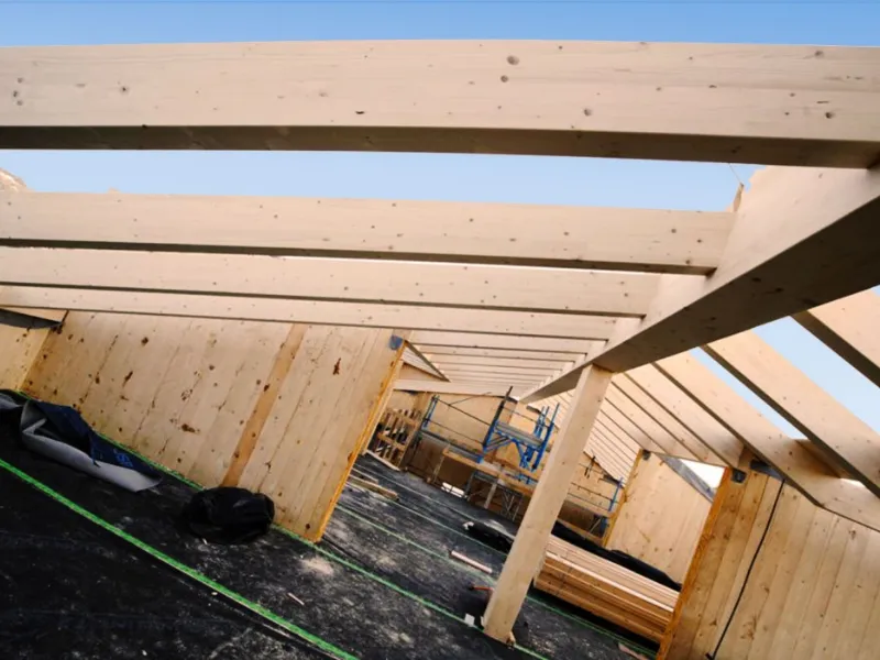 Tetto ventilato in legno