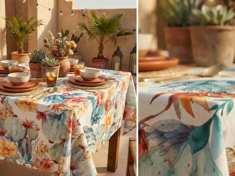 Lemoire Home - Tovaglia Antimacchia Oasi nel Deserto