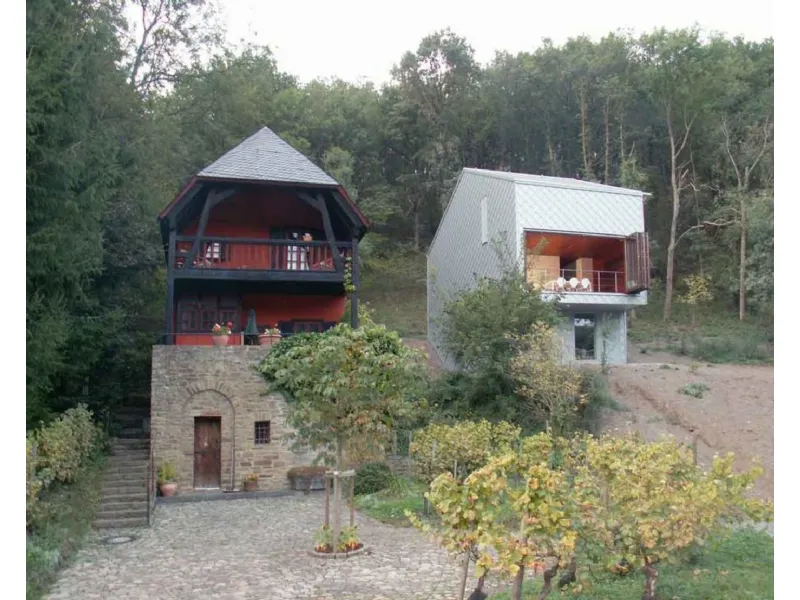 rivestimento prefa per casa nel bosco