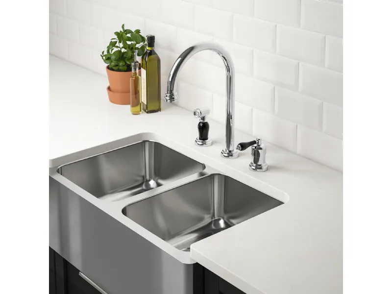 Lavello a due vasche Bredsjön di Ikea