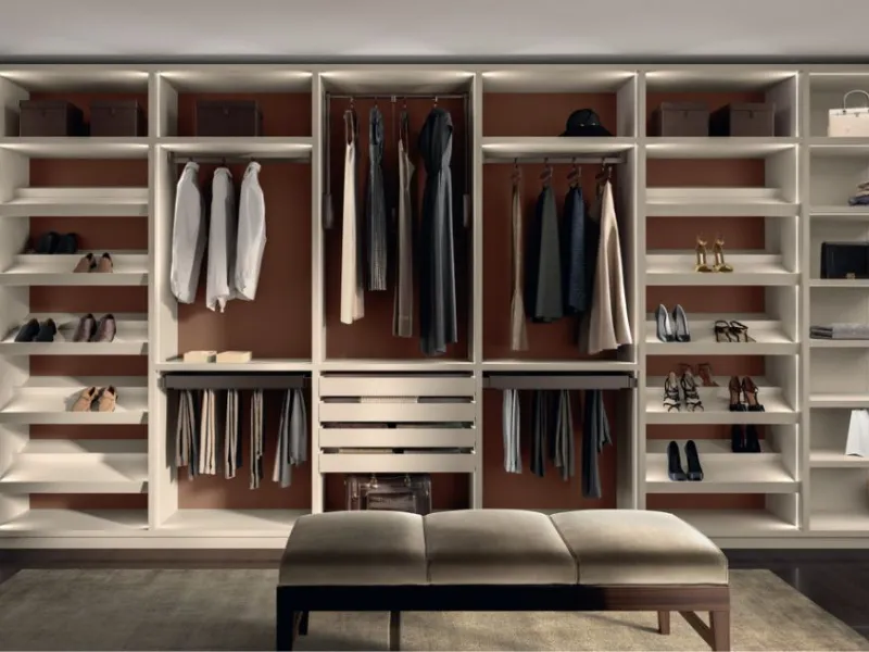 Cabina armadio Walk-in Fluida di Scavolini