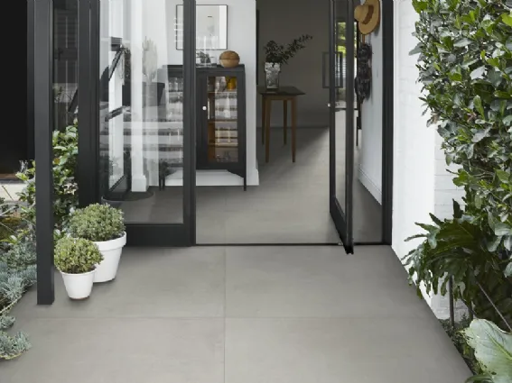 Collezione Marazzi Cementum20 nella sfumatura Nickel