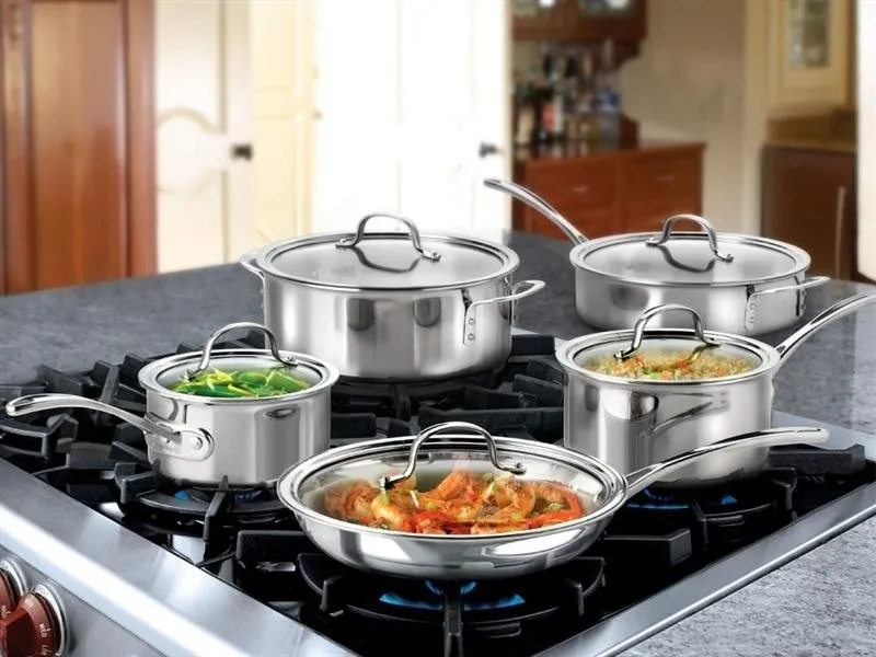 Utensili cucina acciaio