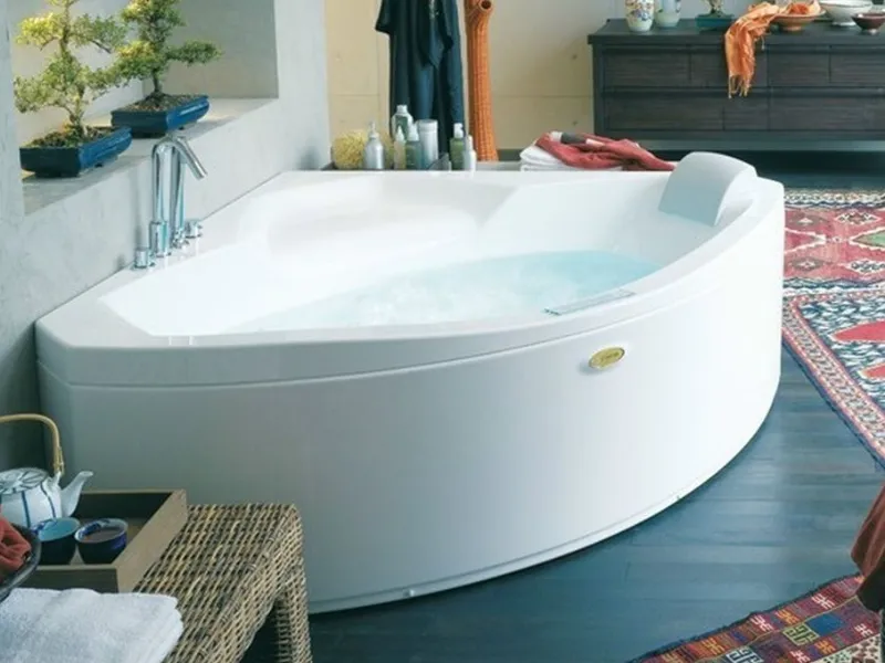La vasca angolare Uma by Jacuzzi