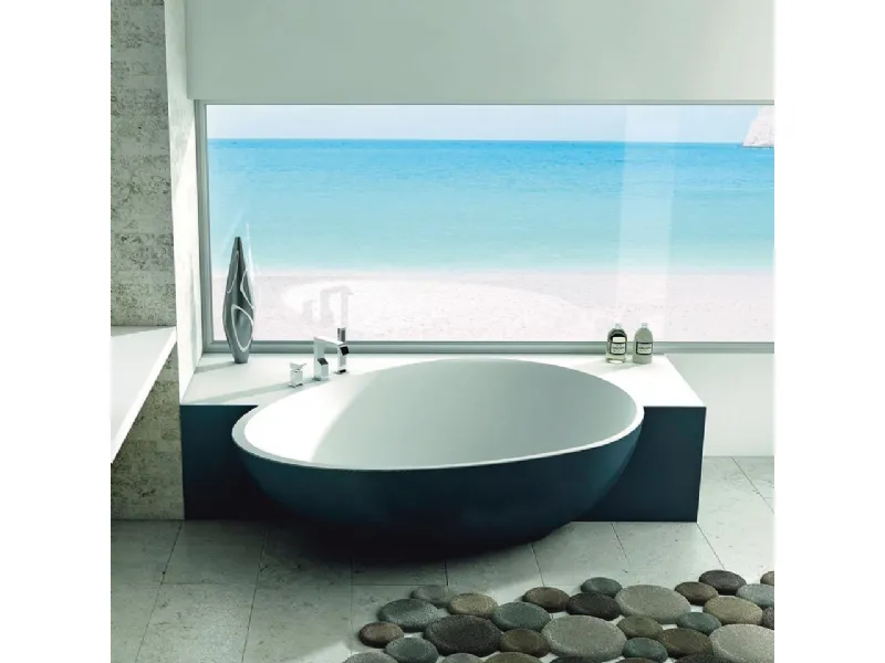 Vasca da bagno nera Bahia Mastella design