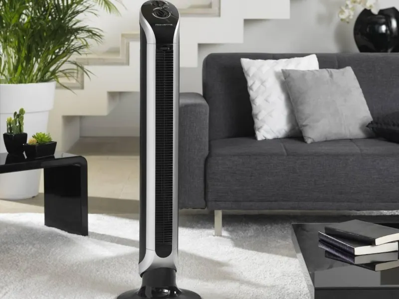Il ventilatore a torre Eole Infinite di Rowenta
