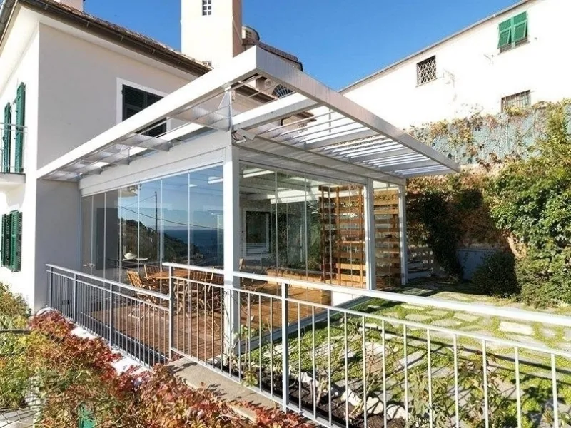 Veranda amovibile per balcone di Cagis