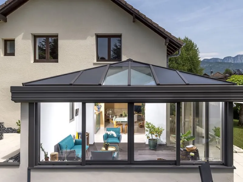 Veranda in alluminio Climalux