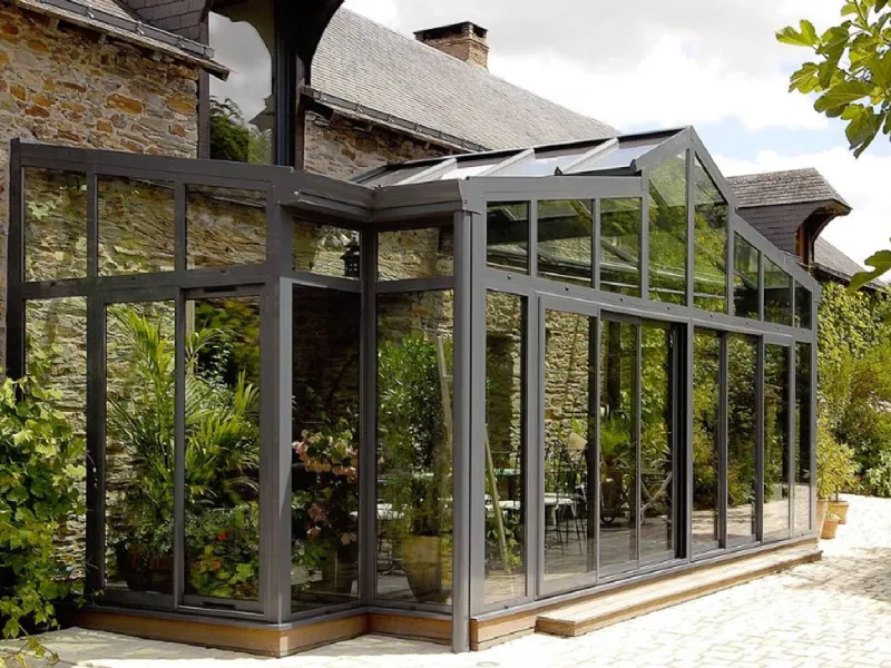 Veranda in alluminio Domal