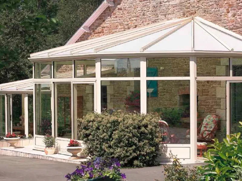 Veranda in alluminio di Reynaers Aluminium