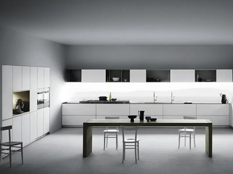 cucina moderna bianca