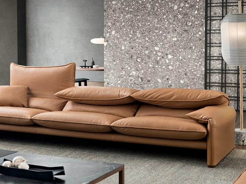 Divano Maralunga realizzato per Cassina nel 1973